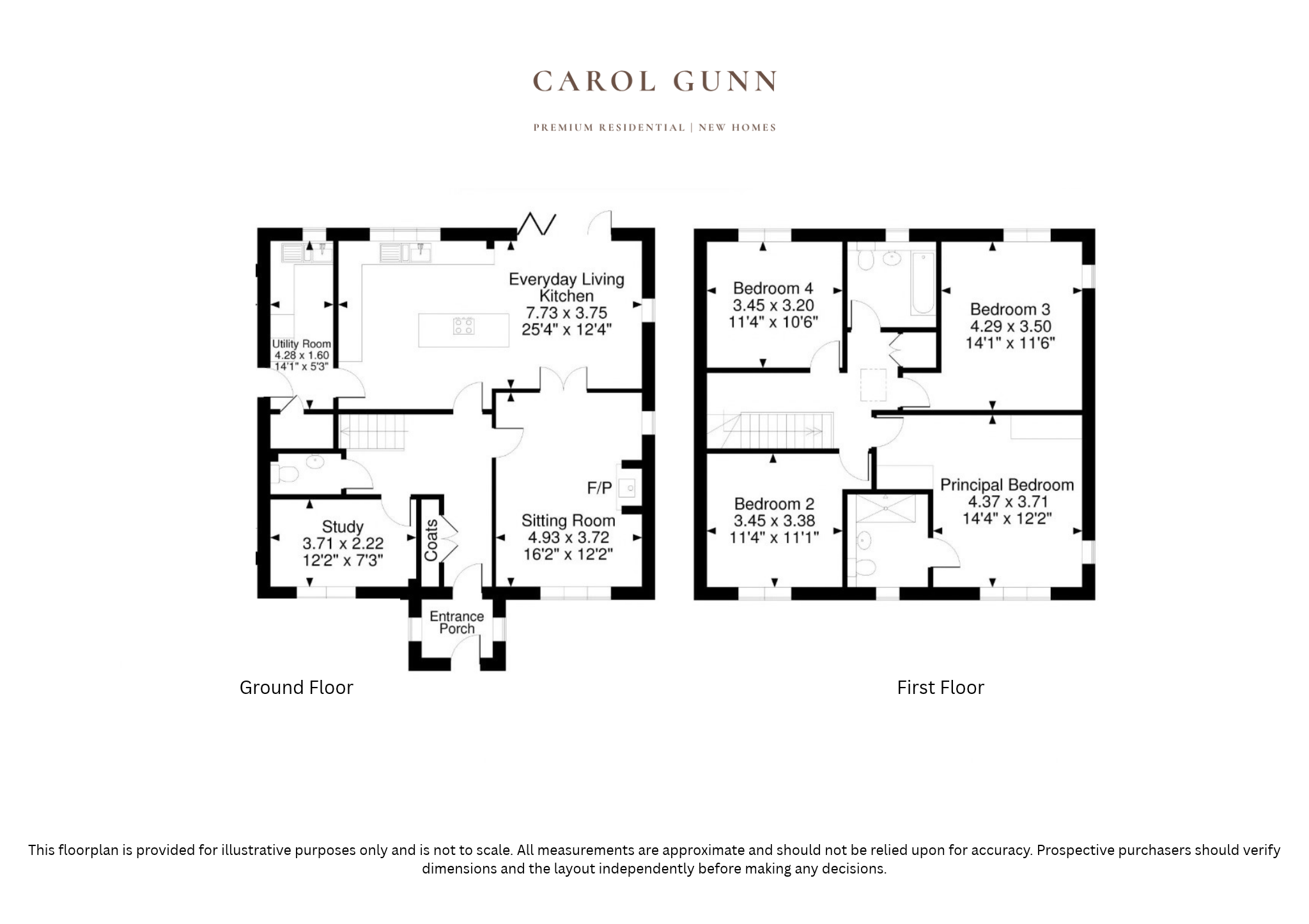 Floor plan — Greenfield Close, Thirsk